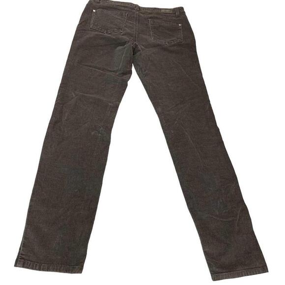 Buffalo David Bitton Womens Gray Corduroy Pants Mid Rise Slim Leg Size 10x32 - Picture 2 of 10